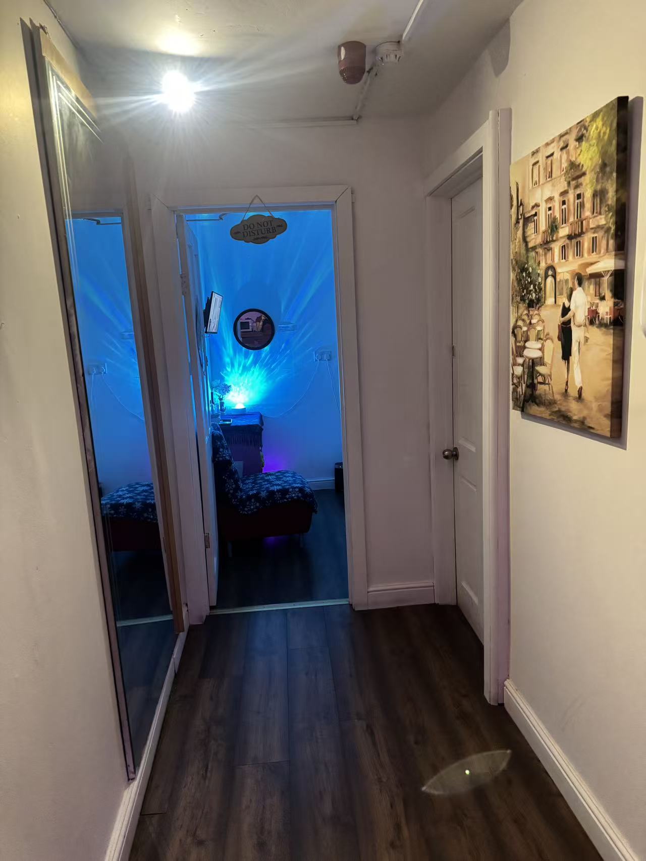 Welcoming spa entrance